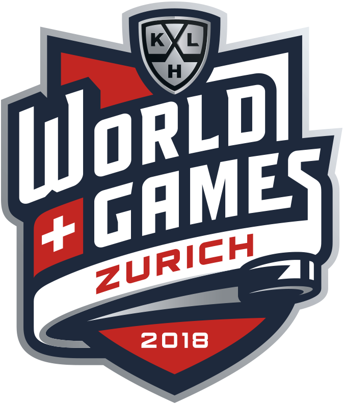 KHL World Games 2018 Primary Logo iron on heat transfer